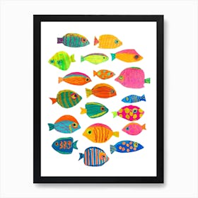 Tropical Fish Art Print