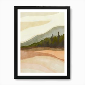 Desert Landscape Art Print