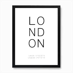 London Art Print