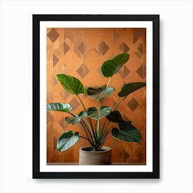 Geometric Wallcovering Art Print