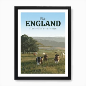 Visit England Part Of The United Kingdom Poster