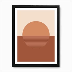 Sun Reflection Art Print