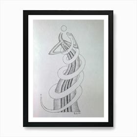 Temptation Art Print