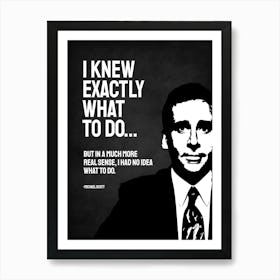 Michael Scott 4 Art Print