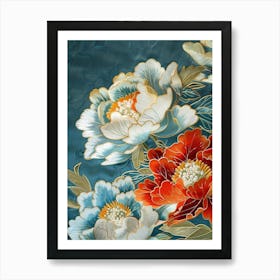 Chinese Flower Painting 53 Art Print