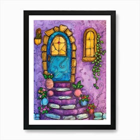 Door To The Garden 5 Art Print