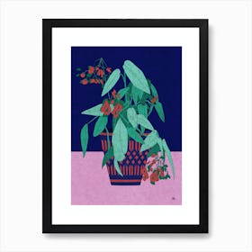 Begony Plant Art Print