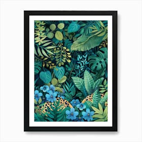 Jungle Wallpaper Art Print