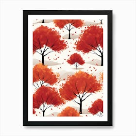 Autumn Trees 9 Art Print