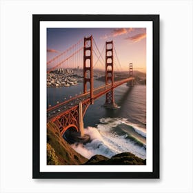 Golden Gate Bridge Art Print