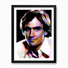 James Taylor Musician Legend in My Colorful Digital Painting Art Print