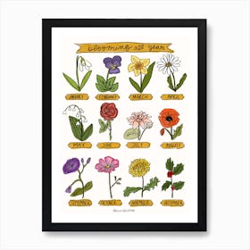 Blooming All Year 1 Art Print