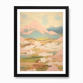 Mount Aso In Kumamoto Japanese Landscape 2 Art Print