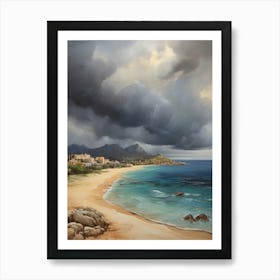 Stormy Day Canvas Print.5 Art Print