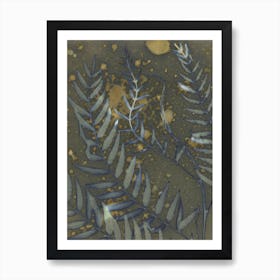 Night garden Art Print