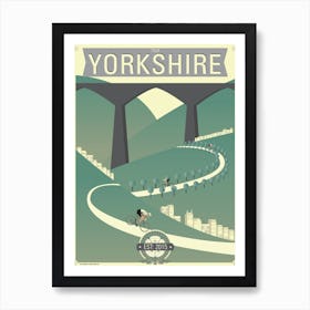 Tour De Yorkshire Art Print