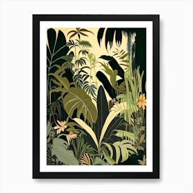 Jungle Botanical 6 Rousseau Inspired Art Print