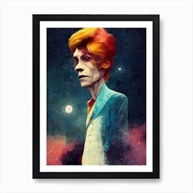 David Bowie Moonage Daydream Art Print