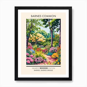 Barnes Common London Parks Garden 1 Art Print