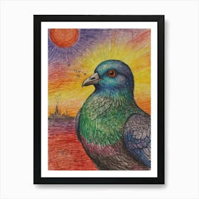 Pigeon 5 Art Print