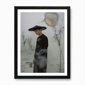 Young Man In A Hat Art Print