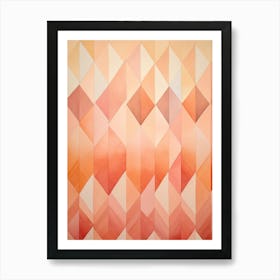 Geometric Pattern Illustration 20 Art Print