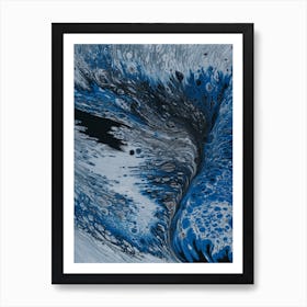 'Blue Wave' 1 Art Print