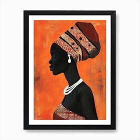 African Woman 93, Africa, Boho Art Print