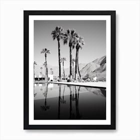 Palm Springs Black And White Analogue Photograph 4 Art Print