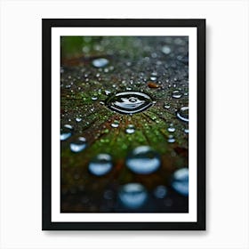 Water Droplet Art Print