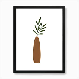 Plant In A Vase 1 Art Print