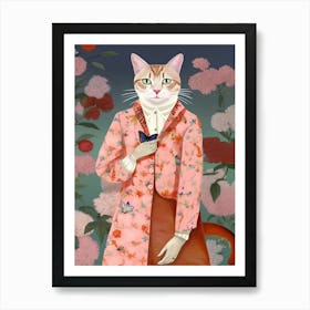 Gucci Fashionista Cats Art Print