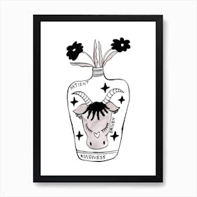 Taurus Vase Art Print