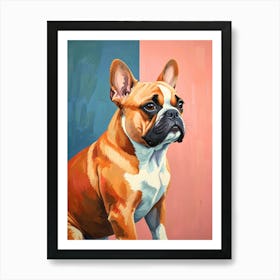 French Bulldog Painting Art Print