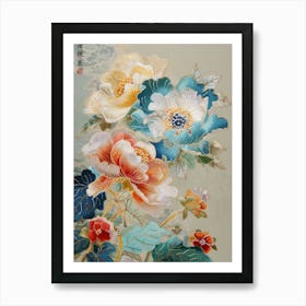 Chinese Flower Painting 92 Art Print