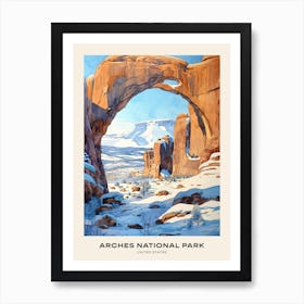 Arches National Park United States Of America 3 Poster Art Print