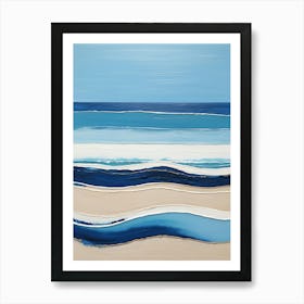 'Blue Wave' Art Print