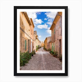 Petra Mallorca birthplace of St Junipero Serra who founded San Diego and San Francisco Art Print