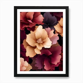 Floral Wallpaper 24 Art Print