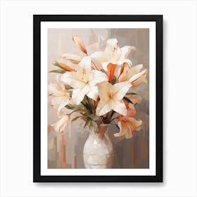 Azalea Flower Still Life Painting 1 Dreamy Art Print