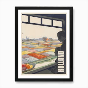 Holland - vintage travel poster 1 Art Print