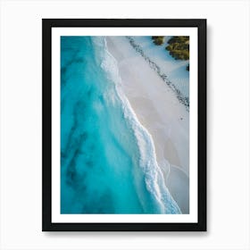 Aerial View Of A Beach 101 Art Print