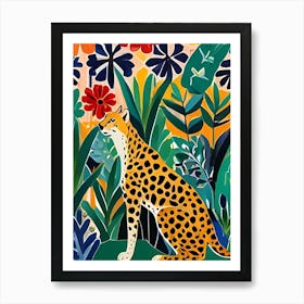 Cheetah In The Jungle Art Print