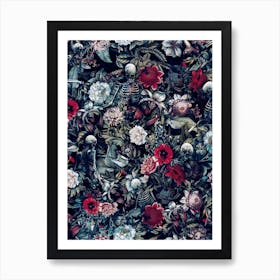 Skeleton Garden 2 Art Print