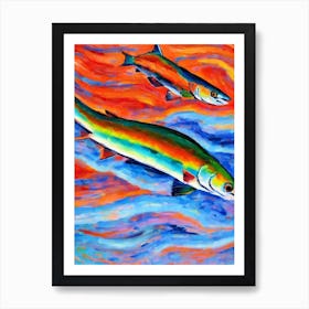 Rainbow Shark Matisse Inspired Art Print