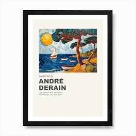 Museum Poster Inspired By Andre Derain 3 Art Print