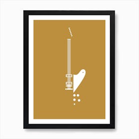 Guitar Art - FB Style Art Print