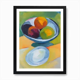 Ugli Fruit Bowl Of fruit Art Print