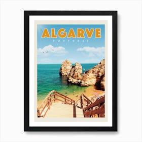 Algarve Portugal Travel Poster Art Print