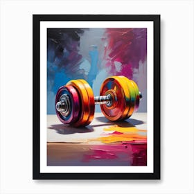 Dumbbells 1 Art Print